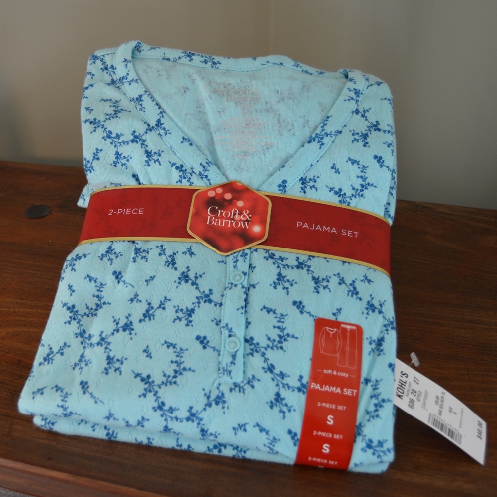 Croft & Barrow 2 Piece Pajama Set (NWT)